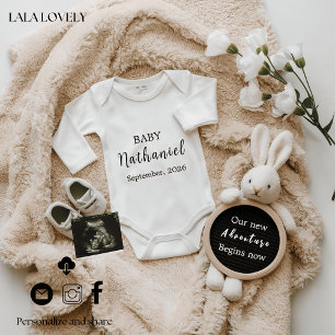 carte d'annonce de grossesse révélation bébé lapin