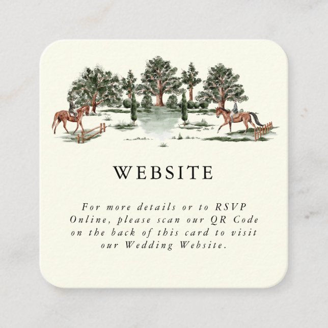 Carte d'annonce de mariage Elegant Country Ranch  (Devant)