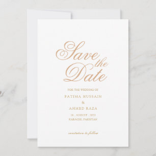Carte d'annonce élégante de Muslim Save The Date