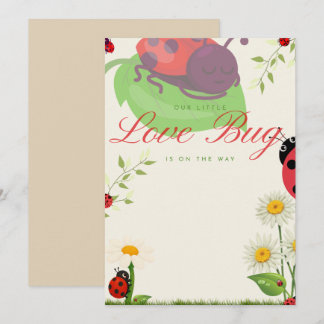 Carte d'annonce Love Bug