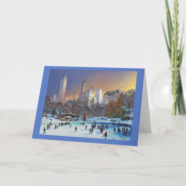 Carte dans Central Park de Paul McGehee "hiver" (Devant)