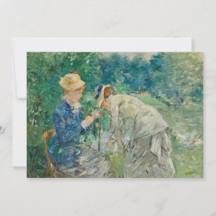 Carte Dans le bois de Boulogne Berthe Morisot