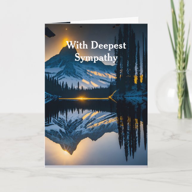 Carte Dans le ciel de Sympathy profond Nuds Lake Wildern (Devant)