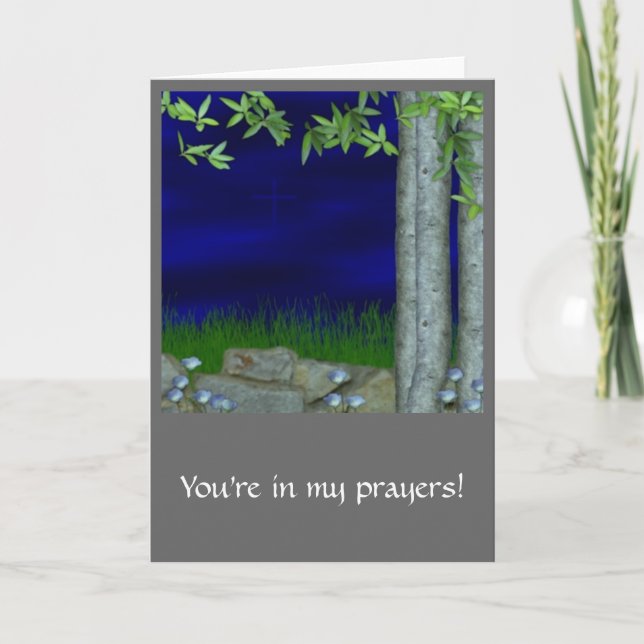 CARTE DANS LE JARDIN (Devant)