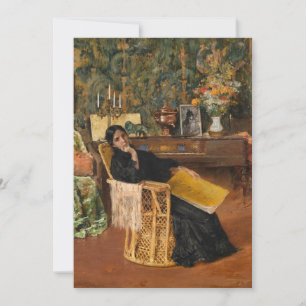 Carte Dans le Studio   William Merritt Chase