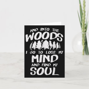 Carte Dans Les Bois Pour Perdre L'Esprit Et Trouver Mon