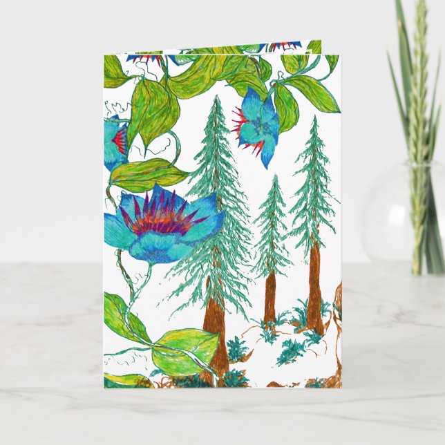 Carte Dans les séquoias (Devant)