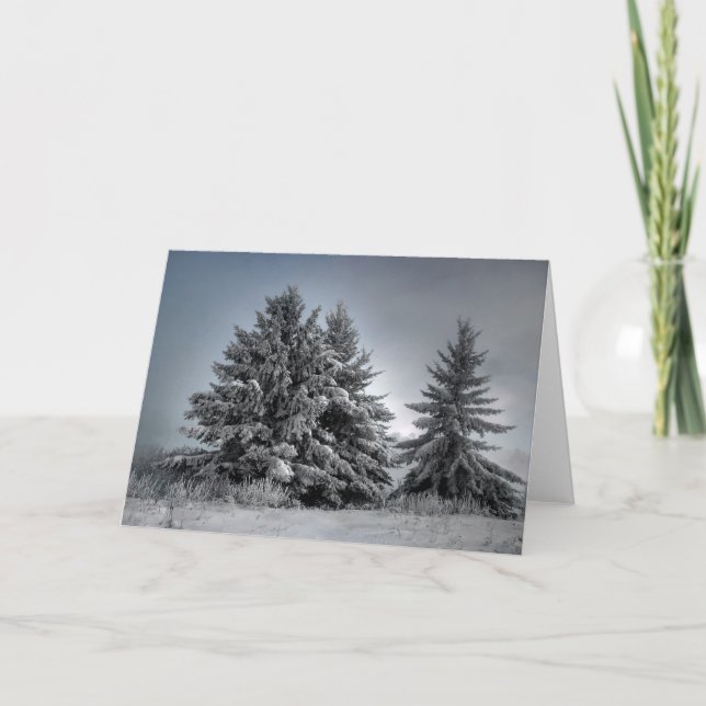 Carte Dans L'Esprit De L'hiver (Devant)