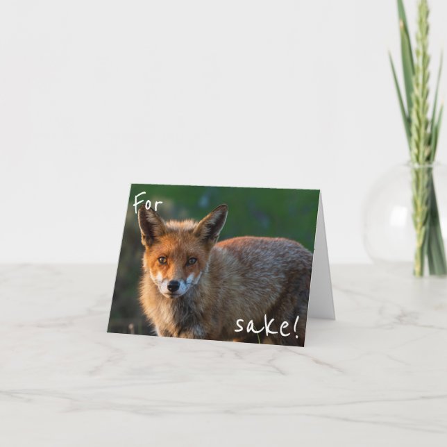 Carte Dans l'intéret de Fox. C'est votre anniversaire (Devant)