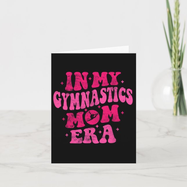 Carte Dans Ma Gymnastique Maman Era Funny Gymnastique Ma (Devant)