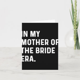 Carte Dans Ma Mère De L'Époque De Mariée - Mariage Bache