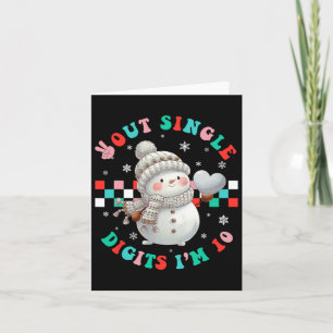 Carte Dans mes doubles chiffres l'ère de l'an 10e annive