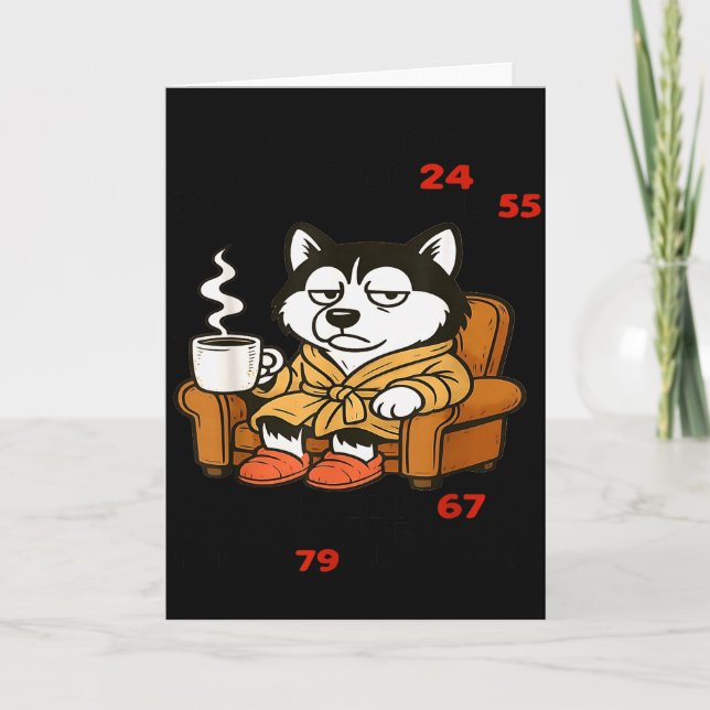 Carte Dans mon esprit j'ai encore 24 ans mais mon dos a  (Devant)