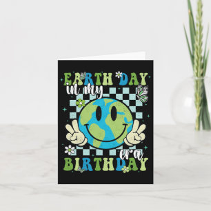 Carte Dans Mon Jour des terres Anniversaire Jour des ter