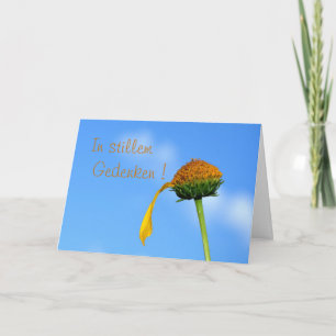 Carte Dans stillem Gedenken