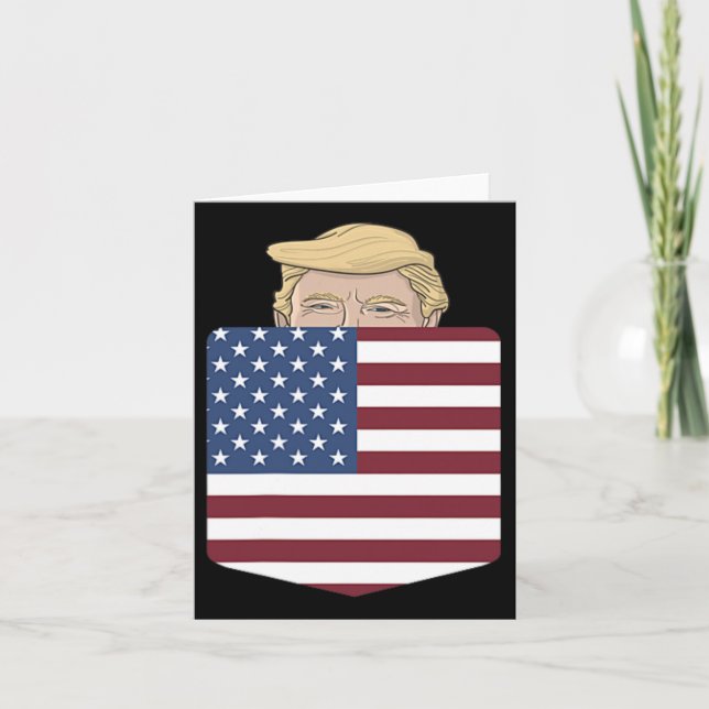 Carte Dans Votre Poche Élection Américaine Trump Pour 20 (Devant)