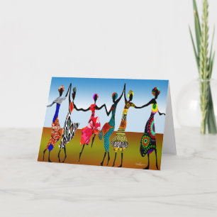 Carte Danse africaine de louanges