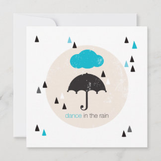 Carte Danse dans le parapluie