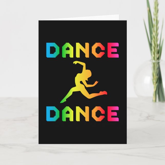 Carte Danse Danser Soirée Musique Sport Danser Idée cade (Devant)