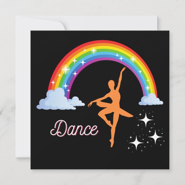 Carte Danse de ballerine (Devant)