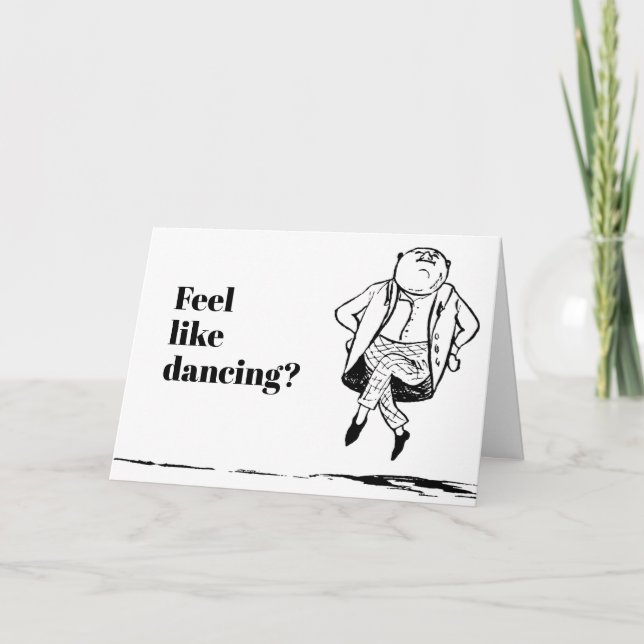 Carte Danse de bande dessinée d'Edward Lear de (Devant)