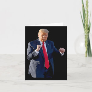 Carte Danse drôle de Trump dansant comme un criminel Vot