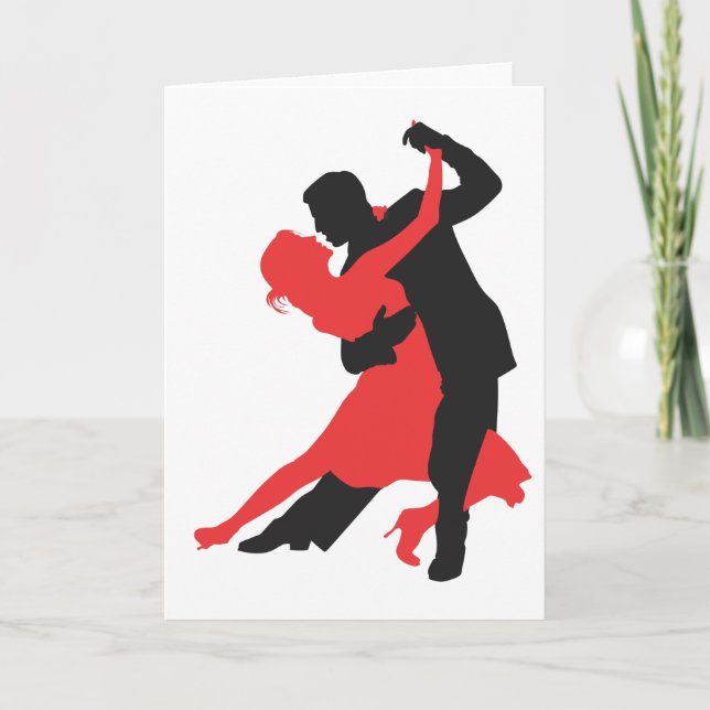 Carte danse en couple (Devant)
