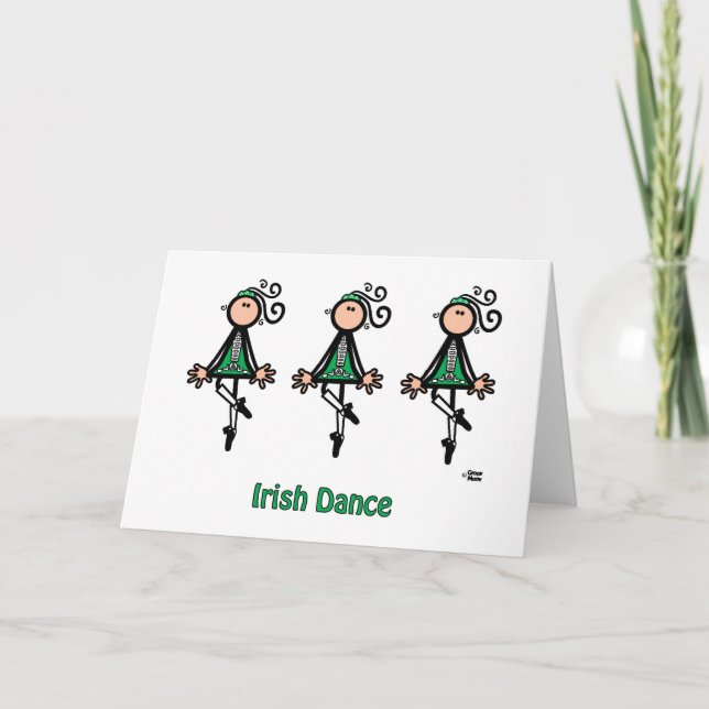 Carte Danse irlandaise (Devant)
