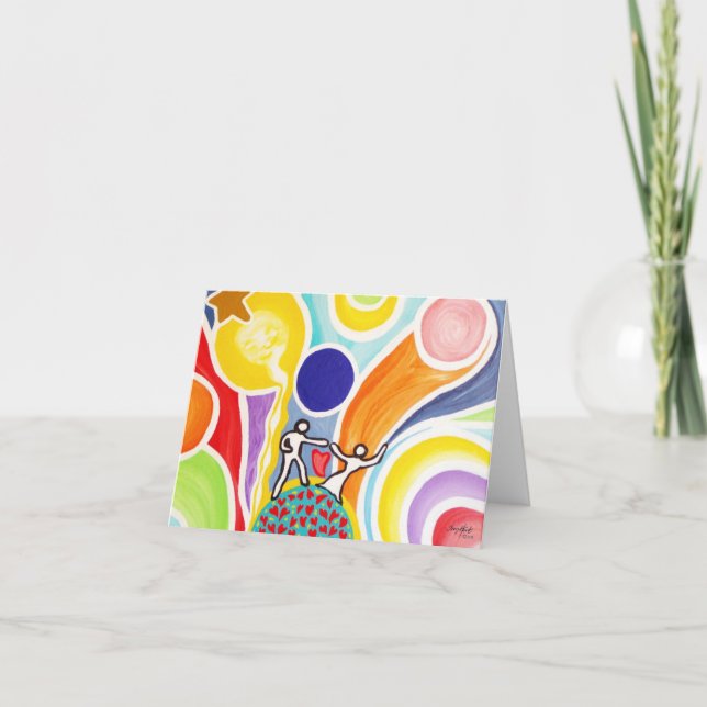 Carte Danse sur des rayons de lune (Devant)