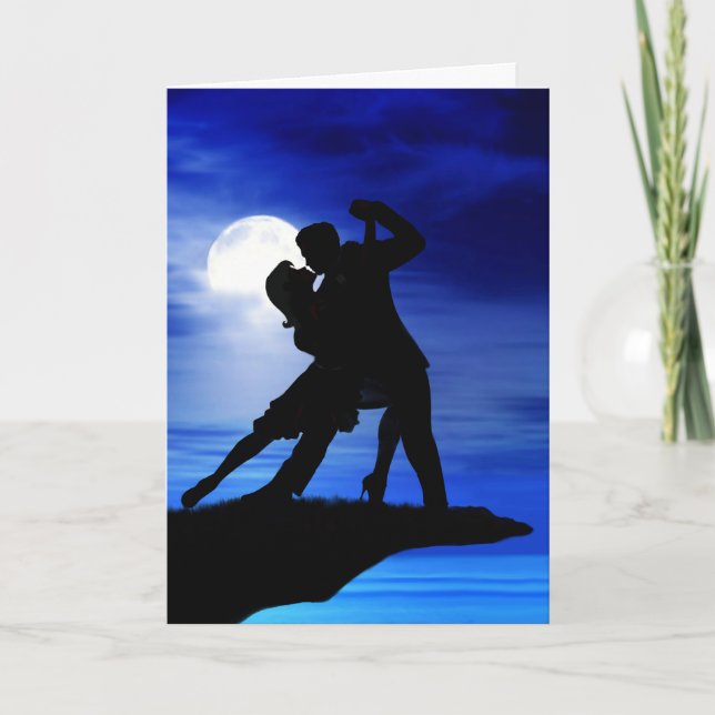 CARTE DANSER À LA LUMIÈRE DE LA LUNE (Devant)