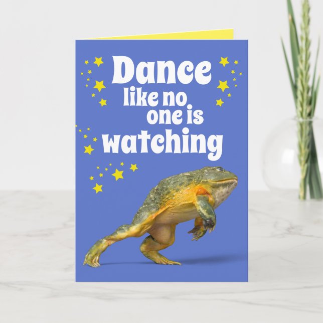Carte Danser La Grenouille - Danser Comme Personne Ne Re (Devant)