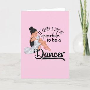 Carte Dansers Sparkle Félicitations