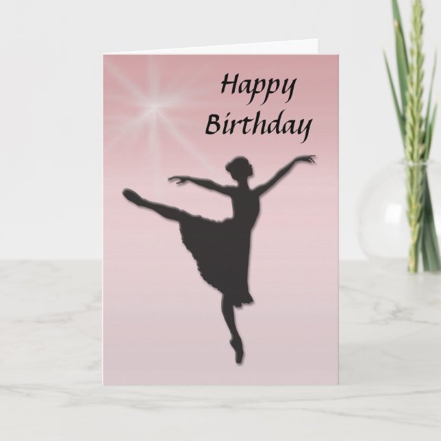 Carte Danseur de ballet (Devant)