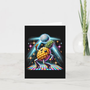 Carte Danseur de disco à l'ananas esthétique Danse effra
