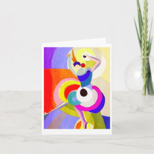 Carte Danseur de flamenco par Sonia Delaunay, 1916