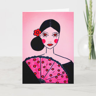 Carte Danseur flamenco