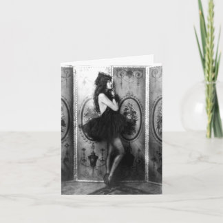 Carte danseur frangé