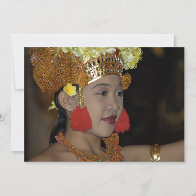 Carte Danseur indonésien (Devant)