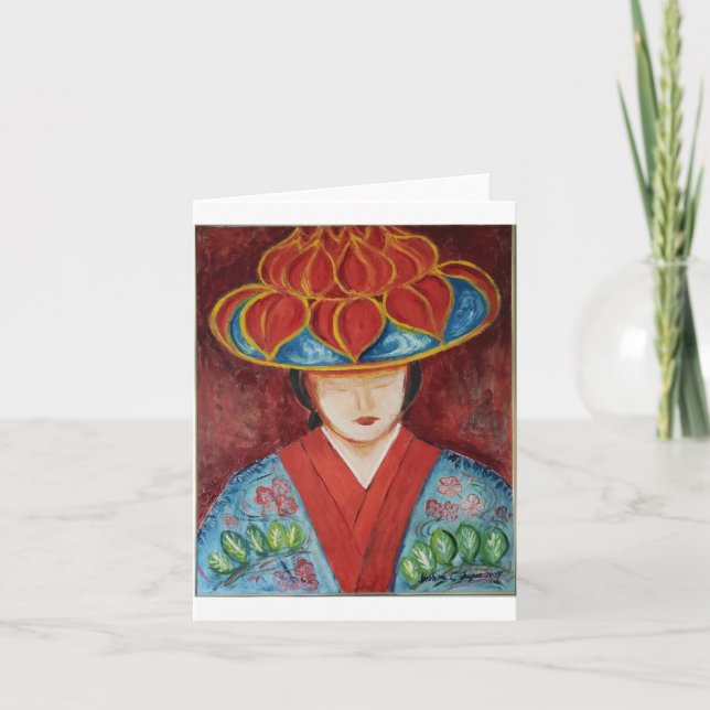 Carte Danseur traditionnel okinawaïen (Danseur Inohabush (Devant)