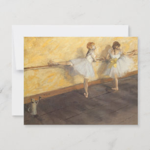 Carte Danseurs au Bar par Edgar Degas, Ballet Vintage