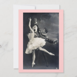 Carte Danseurs de ballet vintages