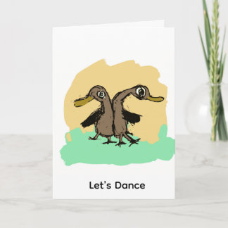 Carte Danseurs de canards
