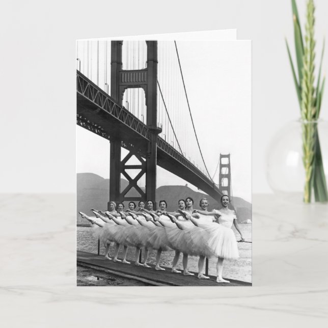 Carte Danseurs de golden gate bridge (Devant)