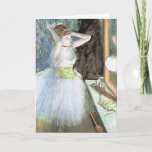 Carte Danseuse dans sa loge d'Edgar Degas