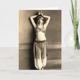 Carte Danseuse du ventre