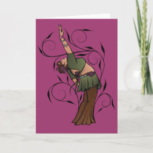 Carte Danseuse du ventre Dawn Backbend