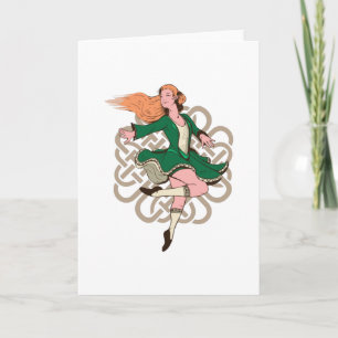 Carte Danseuse irlandaise