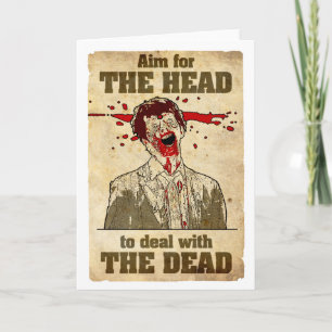 Carte d'Anti-Salutation de zombi