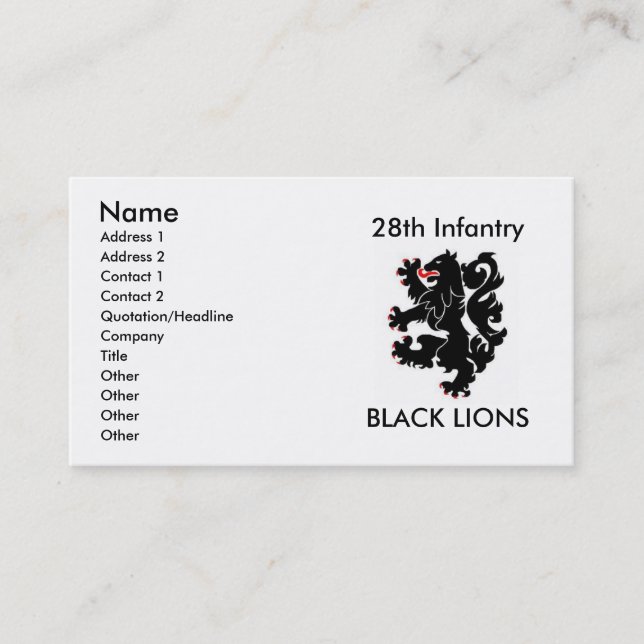 Carte D'appel 28ème télécarte noire de lions de FNI (Devant)