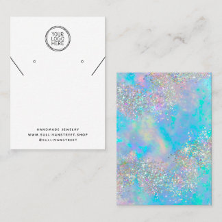 Carte D'appel Ajouter Votre Logo Collier Boucles d'oreilles Cart